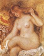 Pierre-Auguste Renoir Bather with Long Blonde china oil painting reproduction